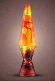 14.5" Lava Lamp ERUPTING CRATER RED