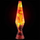14.5" Lava Lamp ERUPTING CRATER RED