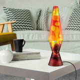14.5" Lava Lamp ERUPTING CRATER RED