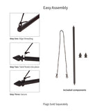 Garden Flag Dowel Hanger