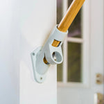 White 2-Position Flag Bracket