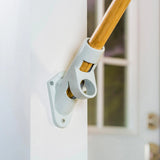 White 2-Position Flag Bracket