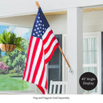 White 2-Position Flag Bracket