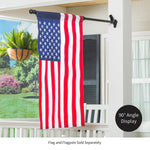 Black 2-Position Flag Bracket