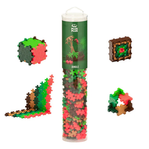PLUS PLUS LRG TUBE JUNGLE