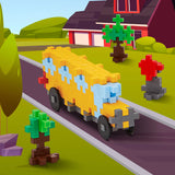 PLUS PLUS TUBE SCHOOL BUS