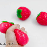 Strawberry Doughball Squishy