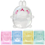 Molang Clear Mochi Squishy Figure Fidget Toy