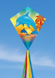 ECO Dolphin Sunset Diamond Kite