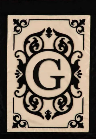 Monogram Cambridge "G" Garden Flag