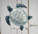 Galvanized Sea Turtle LG Wall Decor