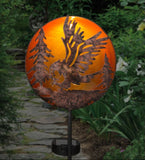 Eagle Night Sky Solar Stake