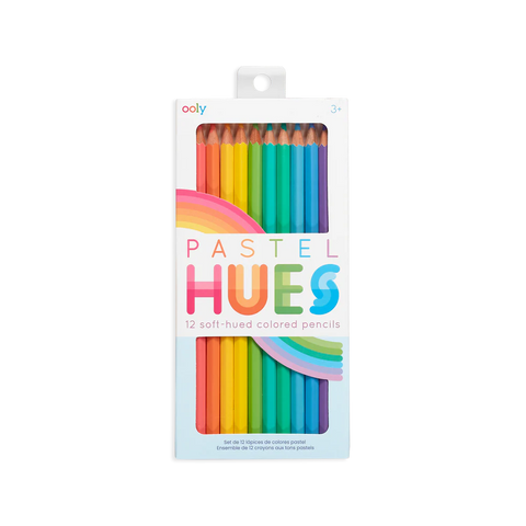 PASTEL HUES COLORED PENCILS