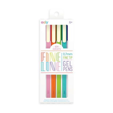 FINE LINE COLORED GEL PENS