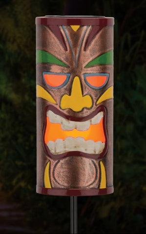 Brown Tiki Solar Stake