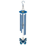 Blue Morpho Butterfly 32" Wind Chime