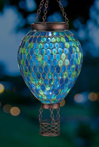 Mosaic Blue SM Hot Air Balloon Solar