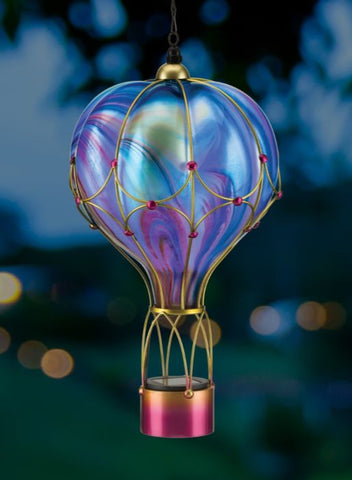 Swirl Purple LG Hot Air Balloon Solar