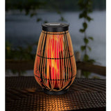 Wicker Pear Solar Lantern