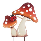 Ladybug Mushroom Stake