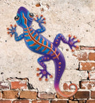 Stripe Copper 24" Gecko Wall Decor