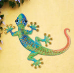 Swirl Blue 20" Gecko Wall Decor