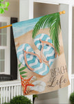 Flip Flop Life Suede House Flag