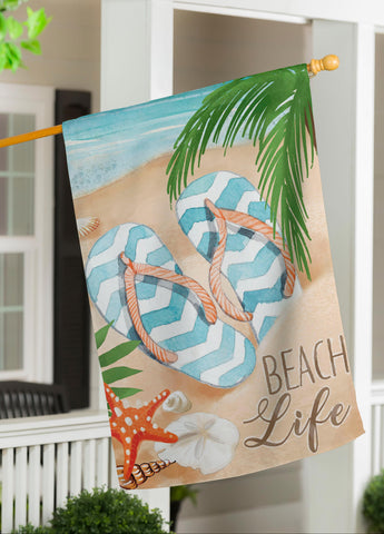 Flip Flop Life Suede House Flag
