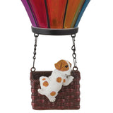 Hot Air Balloon Puppy Sconce Solar Wall Decor