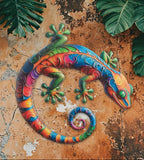 Burano Gecko 16" Wall Decor