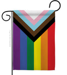 Progress Pride Garden Flag