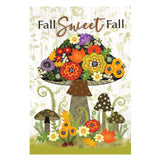 Fall Sweet Fall Burlap Garden Flag