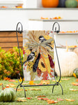 Ornamental Corn Burlap Garden Flag