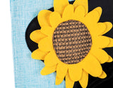 Scarecrow Season Garden Burlap Flag