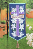 Crosses and Lillies XL Everlasting Garden Flag