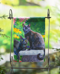 Black Beauties Suede Garden Flag