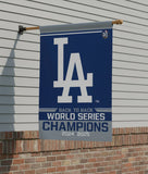 LA Dodgers World Series Reversible House Flag