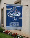 LA Dodgers World Series Reversible House Flag