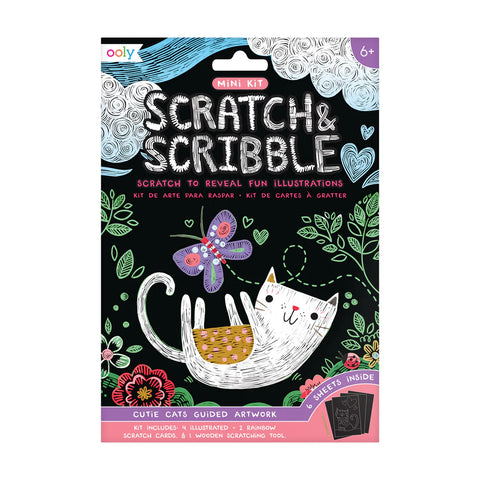 MINI SCRATCH & SCRIBBLE CUTE CAT
