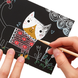 MINI SCRATCH & SCRIBBLE CUTE CAT