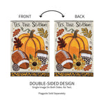 Tis' The Season Fall Applique Garden Flag