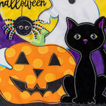 Halloween Friends Applique Garden Flag