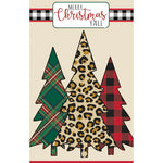 Mixed Print Christmas Trees Garden Flag