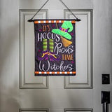 Hocus Pocus Time Applique Garden Flag