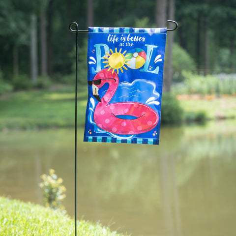 Life Is Better At The Pool Garden Flag