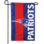 New England Patriots Applique Garden Flag