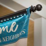 House Flag Solar Light