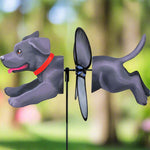 Petite Black Lab Spinner
