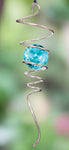 Spinfinity Spiral Tail - Silver Aqua