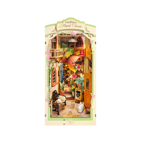 DIY Miniature House Kit: Floral Corner